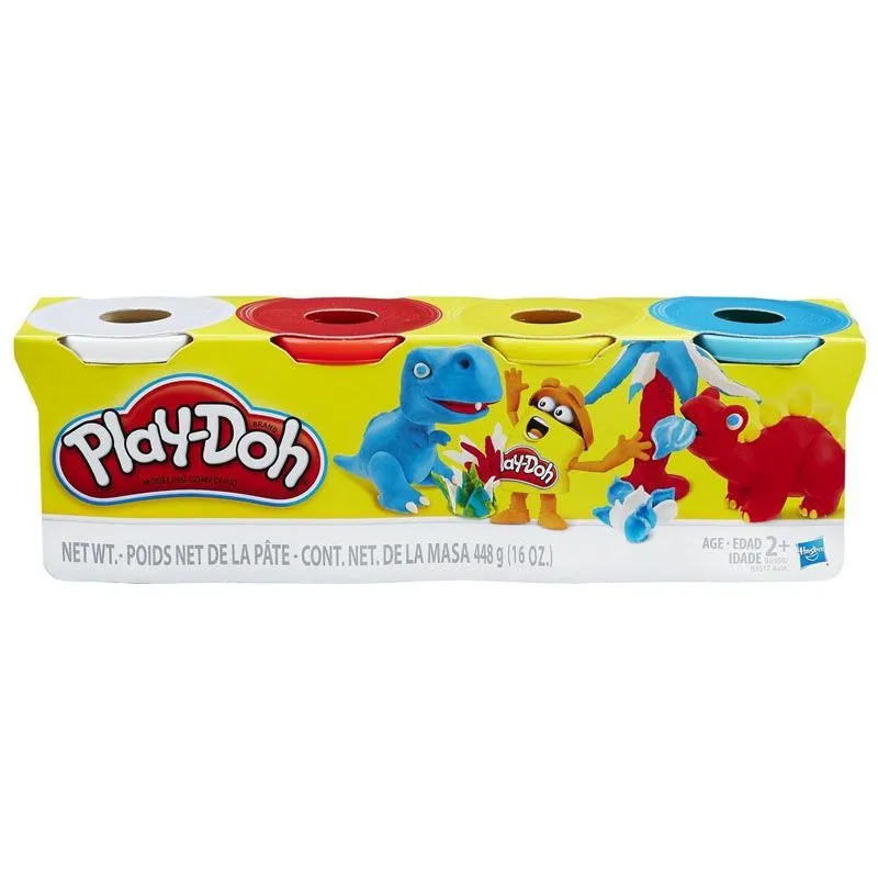 Play-Doh Lekeleire 4-pakning - Klassiske Farger - Bilde 4