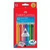 Faber Castell Jumbo Grip- 12stk Fargeblyanter Med Spisser
