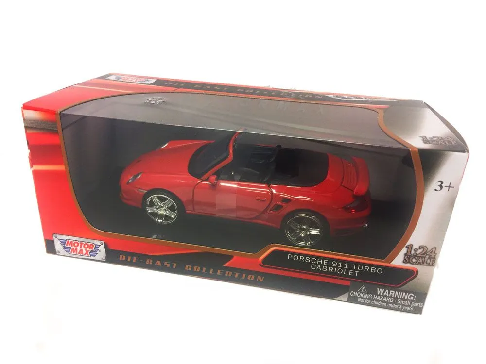 Motormax - Porsche 911 Turbo Cabriolet 1:24 - Bilde 2