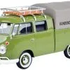 Motormax - Volkswagen Type 2 Pickup Varebil Med Tak 1:24 Grønn