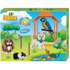 Hama Midi Gaveeske 4000 Perler - Mine Kjæledyr
