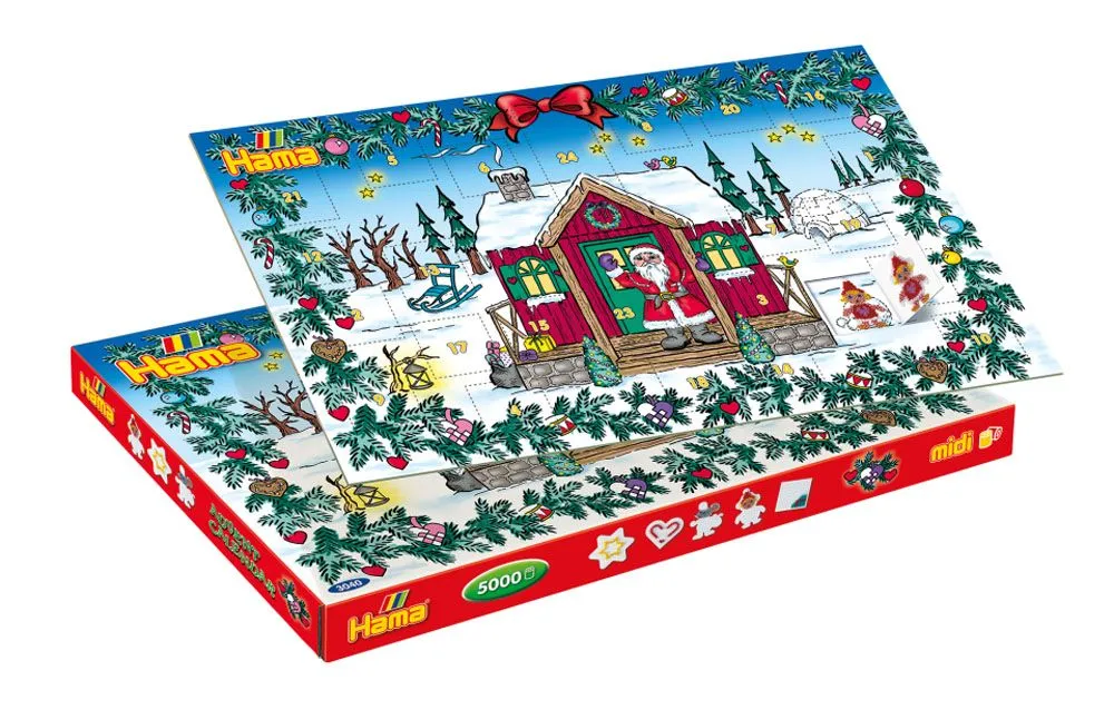Hama Midi Julekalender 5000 Perler - Bilde 2