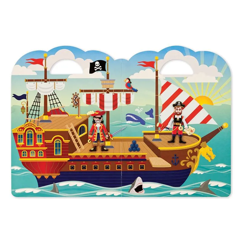 Melissa & Doug - Gjenbruks Klistremerker Pirater 51 Deler - Bilde 3