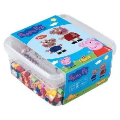 Hama Maxi Perlesett I Boks 900 Perler - Peppa Gris