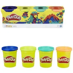 Play-Doh Lekeleire 4-pakning - Mørke Farger