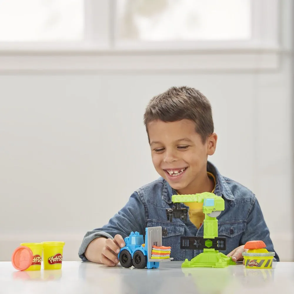 Play Doh- Krane Og Gaffeltruck - Bilde 4
