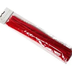 Piperenser 6mm 30cm 25stk Rød