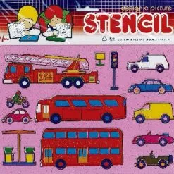 Tegnesjablong - Biler/busser