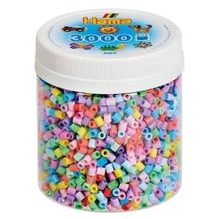 Hama Midi Perlesett I Boks 3000 Perler - Pastell Mix 50