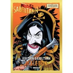 Kaptein Sabeltann Malebok Med Klistermerker