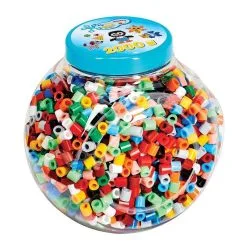 Hama Maxi 2000 Perler I Blå Boks - Mix Farger