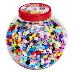 Hama Maxi 2000 Perler I Rød Boks - Mix Farger
