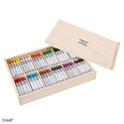 Creall Voksfargestifter I Treeske 144 Stk