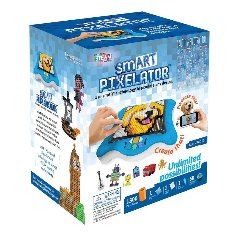 Smart Pixelator - Lag Spennede Pixelmotiver