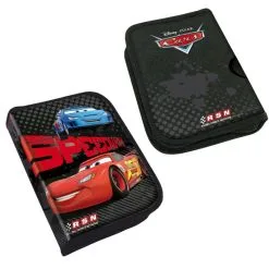 Dobbelt Pennal Med Innhold - Disney Biler 3