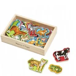 Melissa & Doug - Magneter I Tre Dyr 20 Deler