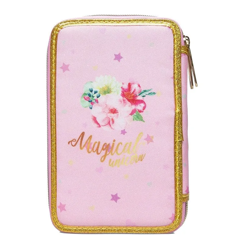 Dobbel Pennal Med Innhold - Enhjørning - Bilde 3