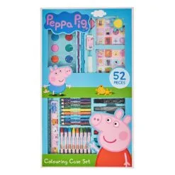 Peppa Gris Tegnekoffert 52 Deler