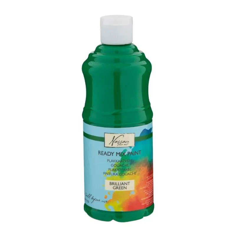 Nassau Fine Art Basisfarge Maling 500ml - Grønn